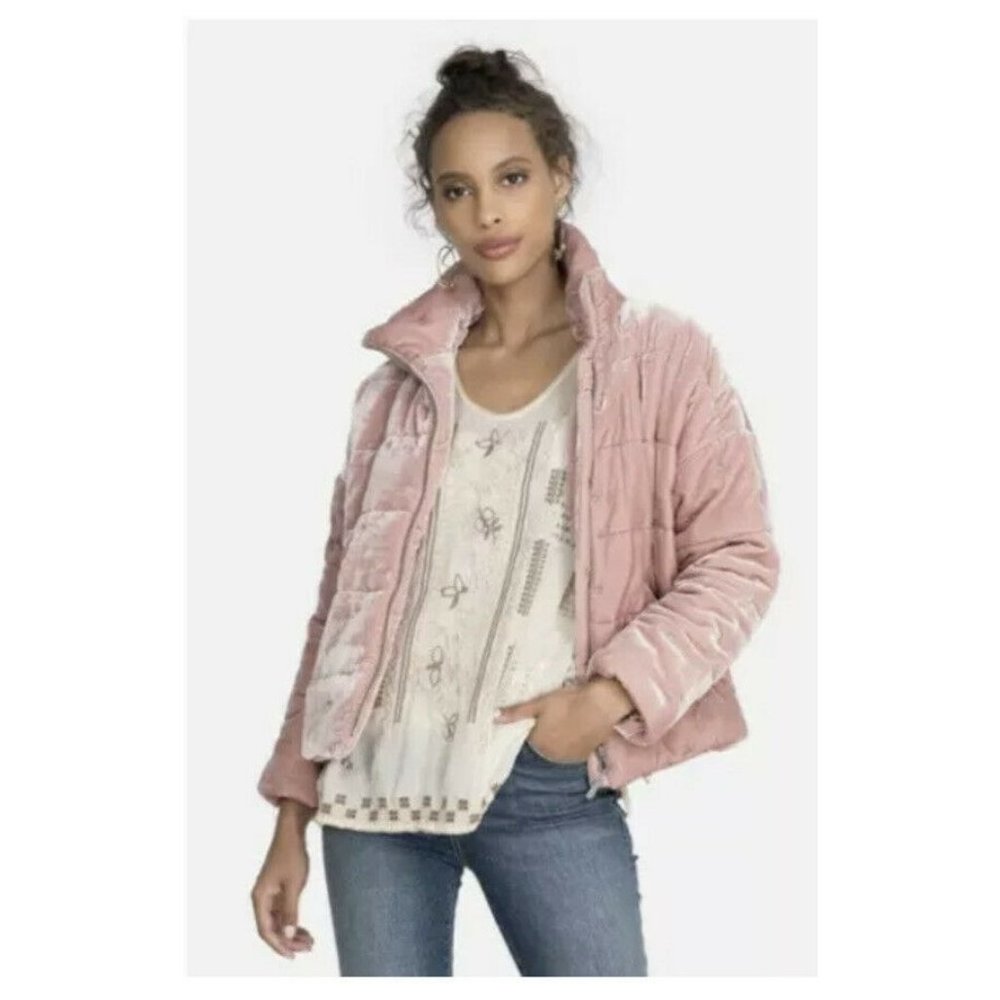 Johnny Was NWT Zaelia Silk-Blend Puffer Jacket - Picture 5 of 11